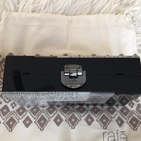 Rafe Alicia Lucite Clutch w/ Shoulder Strap - Picture 8 of 15